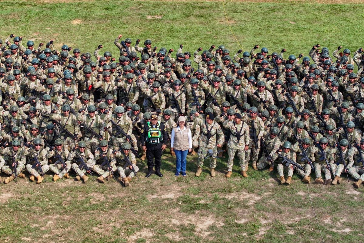 Presidenta Fujimori destaca avance del Comando Unificado en Madre de Dios